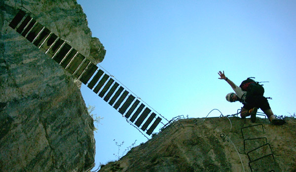 Via Ferrata du Rocher St Pierre, Valloire