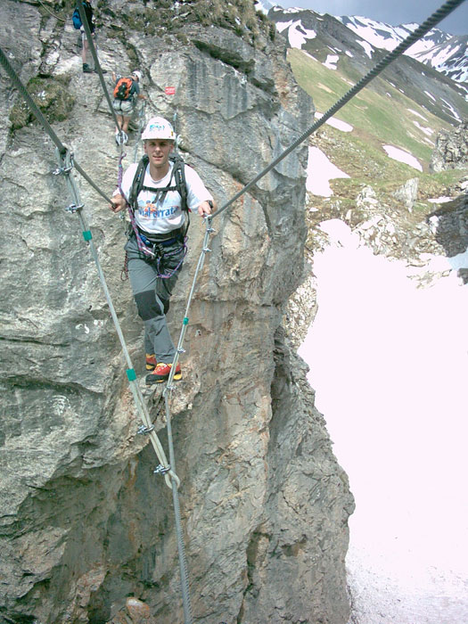 Via Ferrata Roc du Vent, Arêche Beaufort