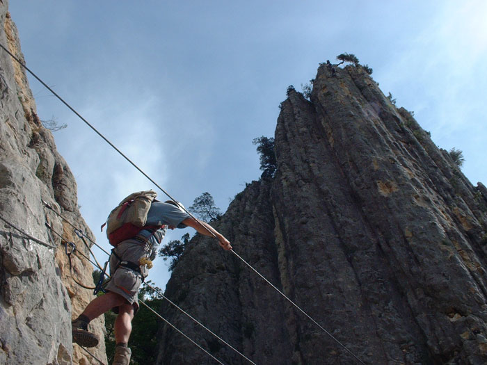 Via Ferrata Les Demoiselles du Castagnet, Puget-Thenier, Alpes Maritimes, France