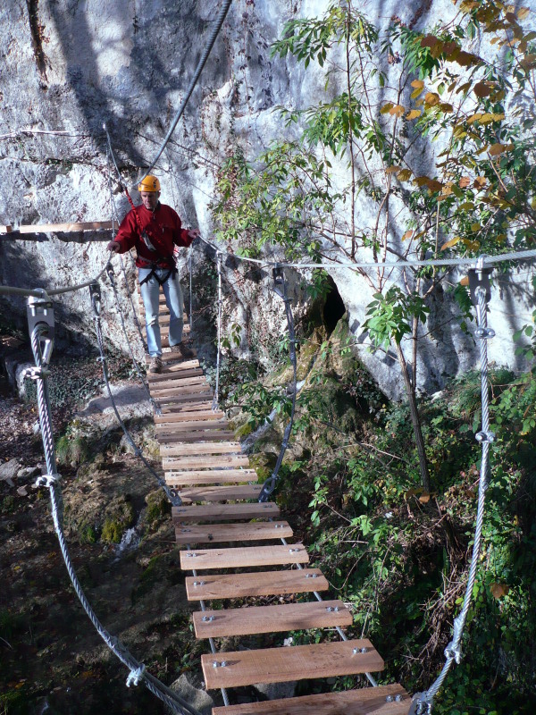 Via ferrata des Baumes, Nans sous St-Anne