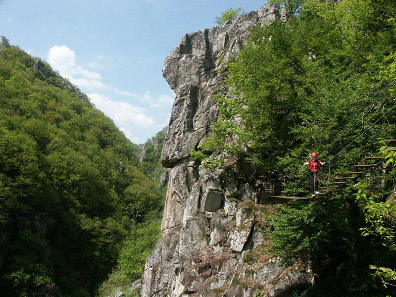 Via Ferrata Bois des Baltuergues, St-Geneviève sur Argence