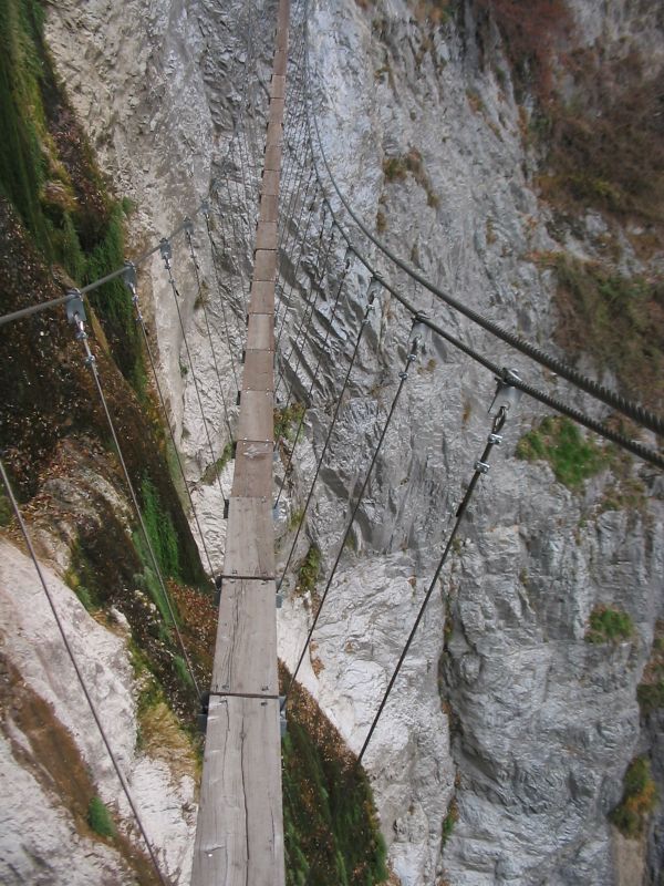 Via Ferrata de la Cascade et le Bastion, Pontamafrey